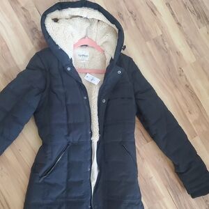 UpWest Women's Dark Puffer Jacket with Hood